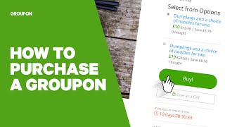 How to Purchase a Groupon Goods Deal [upl. by Anieral]