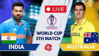 Live IND Vs AUS World cup 2023  Chennai  Live Match Score only  India Vs Australia livescore [upl. by Iramo]