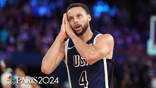 Night Night Watch Steph Curry put France to bed in slow motion  Paris Olympics  NBC Sports [upl. by Rosina]