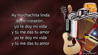 Muchacha Bonita Diomedes De Jesús  Letra [upl. by Joost]