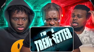 Glorb  TRENDSETTER Official Music Video REACTION [upl. by Pooh787]