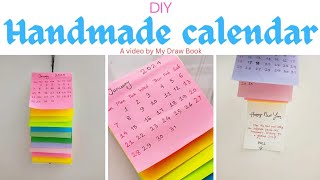 DIY Handmade Calendar 📆 trending handmade youtubevideo handcraft [upl. by Anaitit]