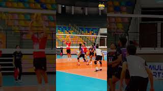 Sudheer Shetty Blocking  Volleyball Malaysia Volleyball [upl. by Bois]