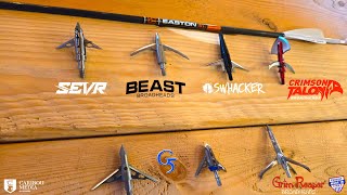 Mechanical Broadhead Test  Which one will you choose [upl. by Rosene]