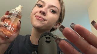 ASMR Lotion amp Oil Massage On Myself 💆‍♀️ Lotion Oil Sounds Squishy Sounds [upl. by Harald]