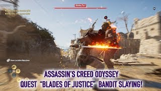 Assassins Creed Odyssey  Locations for Bandit camps  Blades of Justice quest [upl. by Nellie503]