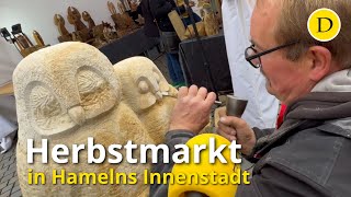 Viel los auf dem 🍁 Herbstmarkt 🍁 in Hameln [upl. by Ginny]