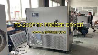 FD200FTP LABFREEZ 20kg Pilot Vacuum Freeze Dryer Lyophilizer Machine [upl. by Notwal]