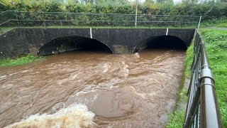 Danny Burn amp Auchterarder Fish Ladder Water Levels 8th October 2023 [upl. by Antoinetta820]