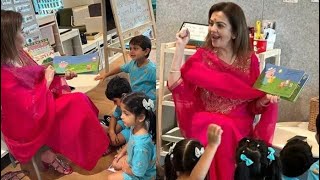 Nita Ambani Surprises Grandson Prithvis Class With A Story Session Kareenas Son Jeh Is In Awe [upl. by Costanza944]