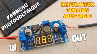 REGULATEUR TENSION AJUSTABLE POUR SOLAIRE sans batterie [upl. by Taimi520]