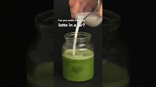 How to make matcha with just a jar 🫙 matcha [upl. by Jeramey]