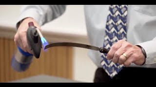 Thermal Expansion Demo Bimetallic Strip [upl. by Cannell]