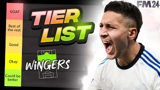 We Ranked The BEST Wonderkid Wingers In FM24  Football Manager 2024 Wonderkids [upl. by Biagio]