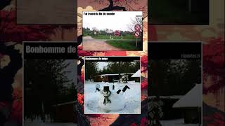 La neige nexiste presque plus 😭 memes canva shorts humour funny [upl. by Aidan]