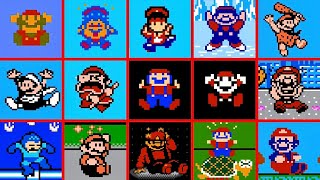 Mario NES Bootlegs GAME OVER Screens MEGA Collection [upl. by Adnilrev]