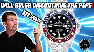 WILL THE ROLEX PEPSI GET DISCONTINUED IN 2024 [upl. by Attesor242]