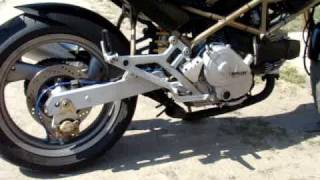 Ducati Monster 600 97 no exhaust sound [upl. by Adda958]