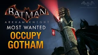 Batman Arkham Knight  Occupy Gotham Militia Watchtowers [upl. by Nadeau717]