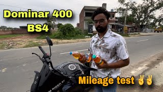 Dominar 400 BS4 Mileage Test ✌️✌️Shocking Result😃😃 [upl. by Humberto]