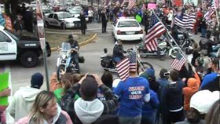 Patriot Guard Riders at Westboro Baptist Church protest McAlester OK 111310 [upl. by Damalas]