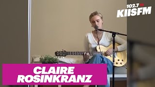 Claire Rosinkranz Performs Backyard Boy  Acoustic  KIIS Next Up [upl. by Ahseram]