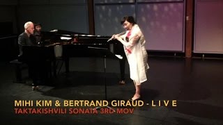 Mihi Kim Bertrand Giraud  Taktakishvili Sonate pour flûte et piano  3ème Mvt [upl. by Laval]