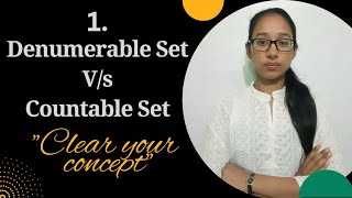 Denumerable Set  Countable Set  Countability of Set [upl. by Aman]