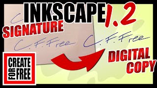 Create a Digital Signature Inkscape [upl. by Mirella]