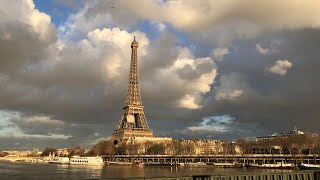 Seine Nehri Taşkını  Bir Hakeim Köprüsü  Eyfel Kulesi Canlı Yayın [upl. by Gianni121]