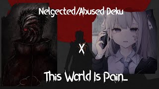 NeglectedAbused Deku  Part 1  This World Is Pain [upl. by Kcirredal]