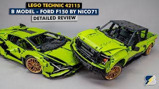 LEGO Technic 42115 Bmodel  Ford F150 by Nico71  detailed review [upl. by Powell]