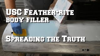 Body Filler Comparison Review  USC Featherrite vs Store Brand [upl. by Bluh]