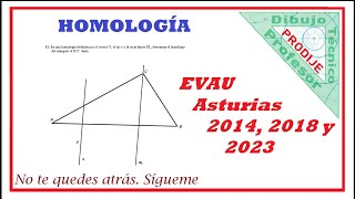 Homología EVAU ASTURIAS 2014 2018 Y 2023 11 NOS DAN PUNTOS HOMÓLOGOS EJE Y RL [upl. by Marilin24]