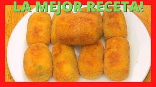 Croquetas de arroz y queso  RECETA FÁCIL [upl. by Llennol]