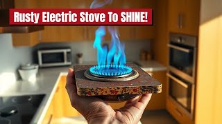 RESTORE My Rusty Electric Stove To SHINE [upl. by Tihw363]