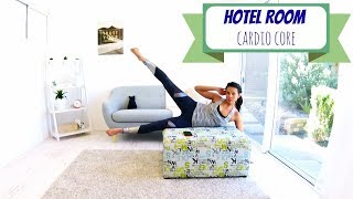 Cardio Core Abs Workout  BARLATES BODY BLITZ Hotel Room Cardio Core [upl. by Flanders443]