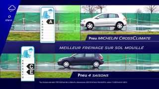 Comparons le pneu MICHELIN CrossClimate à un pneu 4 saisons [upl. by Romain782]