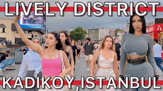 Turkiye🇹🇷Istanbul Asian Side KadikoyFake MarketRestaurantsFashion MarketShopsPob WalkingTour4K [upl. by Annahsohs406]