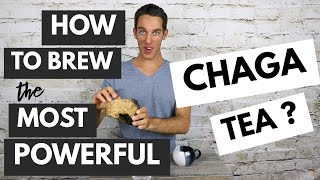 CHAGA MUSHROOM BENEFITS amp HOW TO MAKE CHAGA TEA EASY RECIPE [upl. by Alduino233]