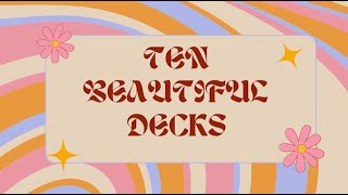 ✨ Tarot Tag 10 Beautiful Decks That Captivate amp Inspire ✨  10beautifuldecks [upl. by Shwalb]