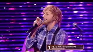 Muzikinė kaukė 2021 Finalas ROKAS PETRAUSKAS  ED SHEERAN „SHAPE OF YOUquot [upl. by Fast]