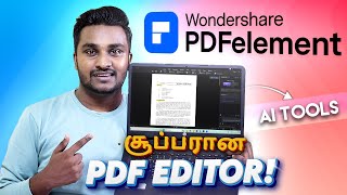 PDF Files Edit பண்ண சூப்பரான Software💥Wondershare PDFelement [upl. by Annairt]