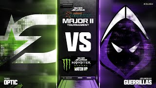 OpTicTexas vs LAGuerrillas  Major II Qualifiers Monster Matchup  Week 2 Day 2 [upl. by Eimat]