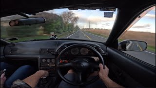 R32 GTR 600HP POV  Pure Exhaust amp Turbo Sounds  4K HQ Audio [upl. by Anma]