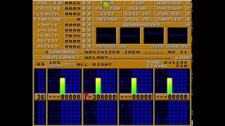 junglejungle tekno tune on protracker clone xD [upl. by Ahsemac]