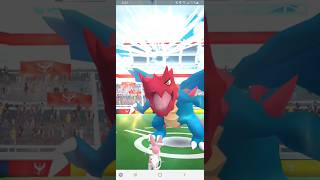 Part 1 Druddigon Gym Raid Battle 🔥🐉 Pokémon Go pokemongo 👀😱 [upl. by Irtimed838]