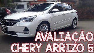 Avaliação Chery Arrizo 5 Turbo cvt 2019  o melhor custo benefício da categoria Melhor que Voyage [upl. by Kuebbing]