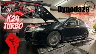 Honda Accord TypeS k24 Turbo Tuned On the Rolling Road [upl. by Analim]