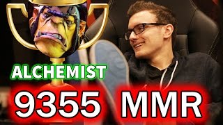 MIRACLE  Alchemist 9355 MMR NEW WORLD RECORD  Full Gameplay [upl. by Enyrb]